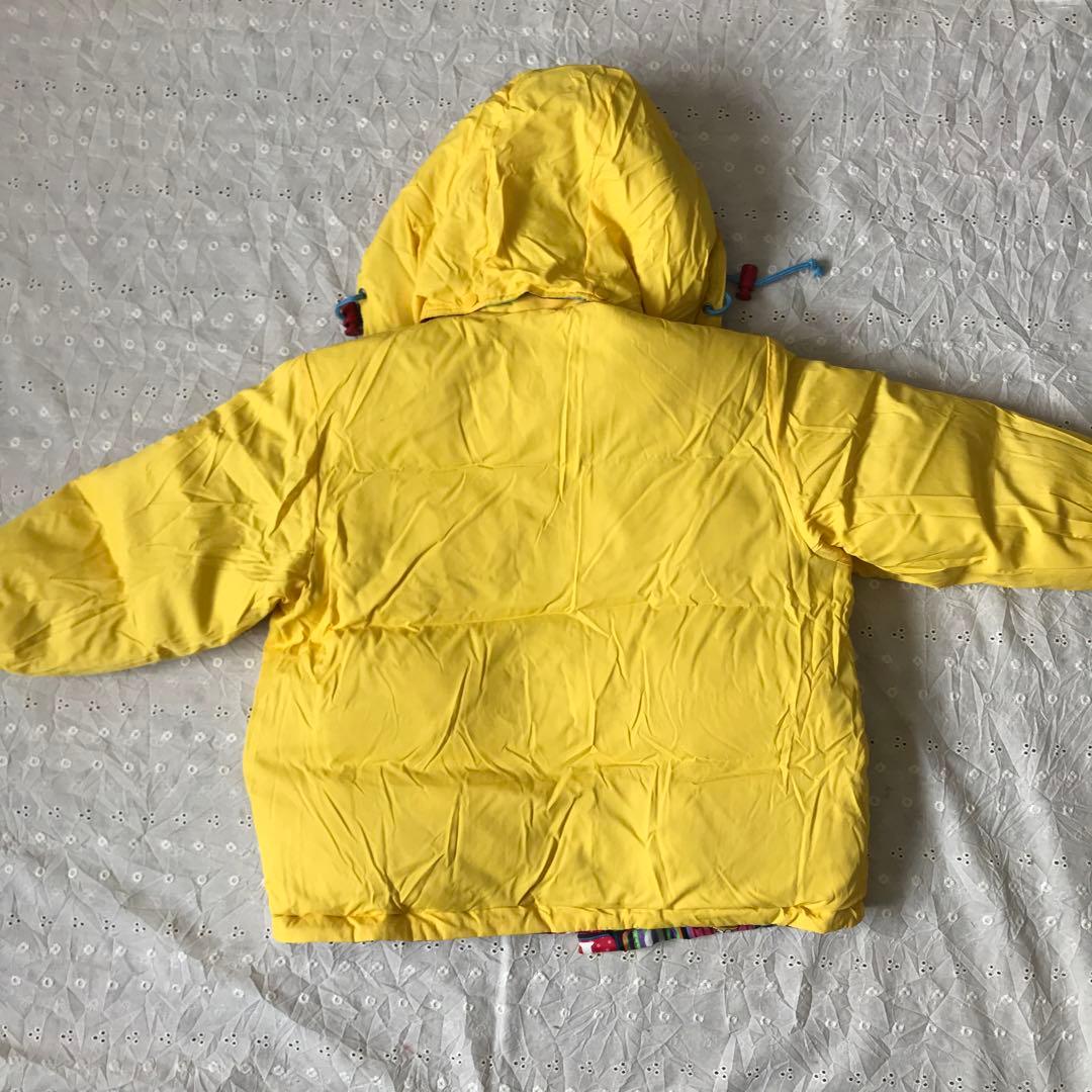 ♡ミニケー♡ ダウンコート リバーシブル 総柄 ジャンパー 防寒 クマ ポップ