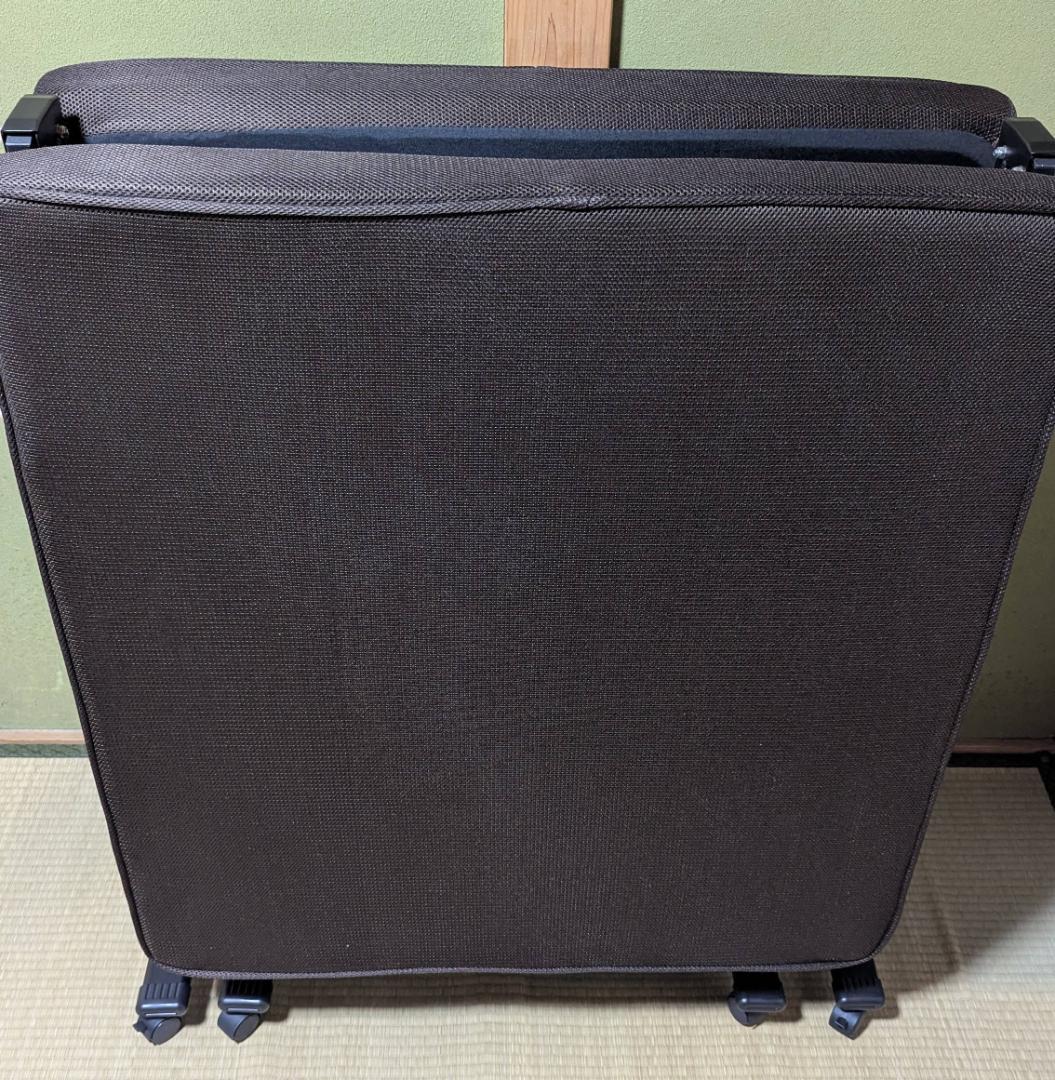 キャスター付き 折りたたみベッド シングル