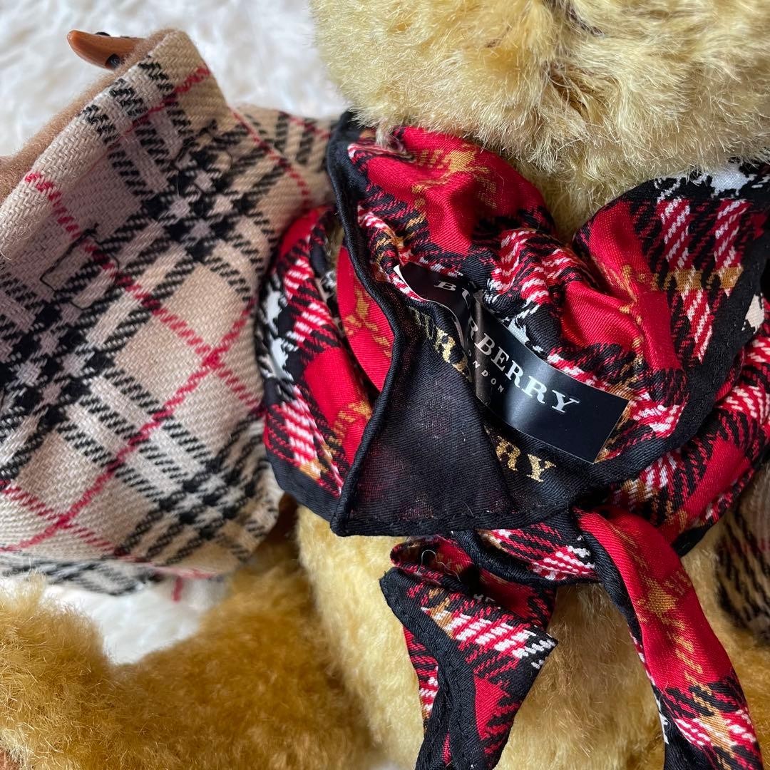 BURBERRY バーバリー　テディベアダッフルコート スカーフ　箱あり