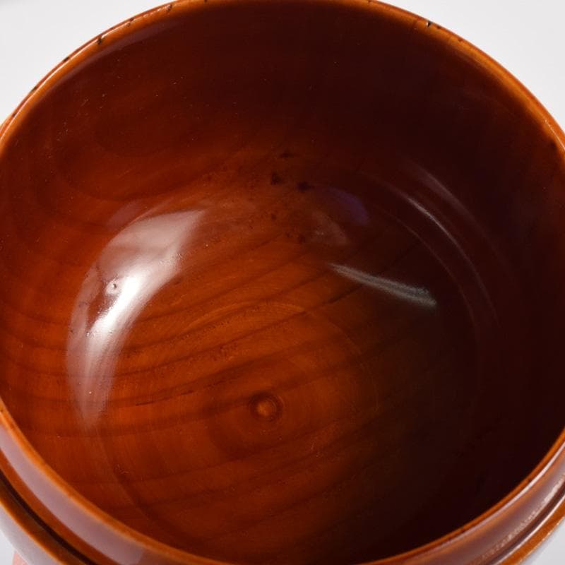 茶道具　飛騨春慶塗　岩本漆器店　大平棗　共箱　V　7307