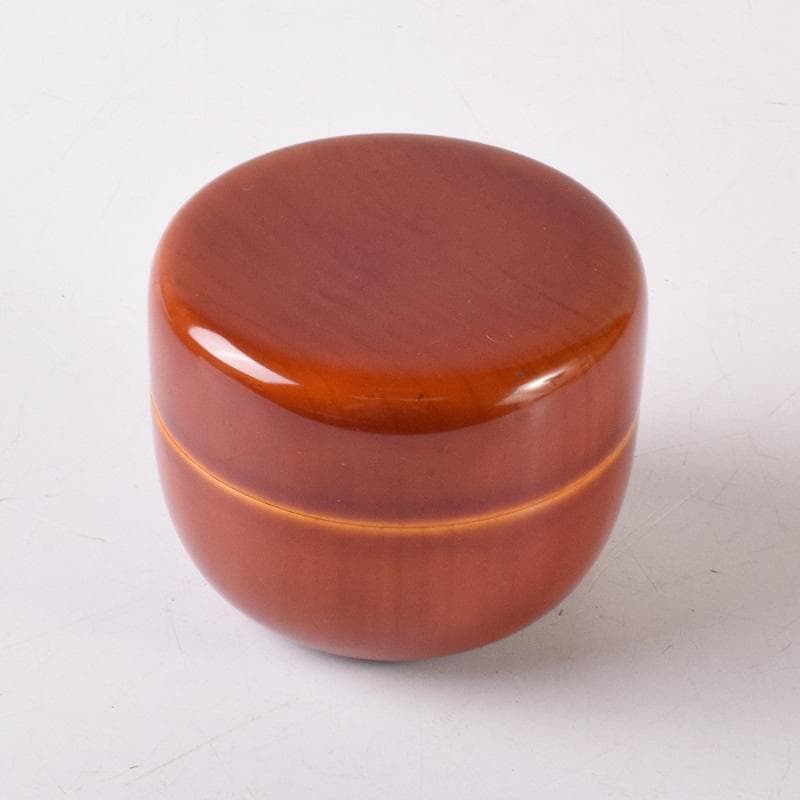 茶道具　飛騨春慶塗　岩本漆器店　大平棗　共箱　V　7307