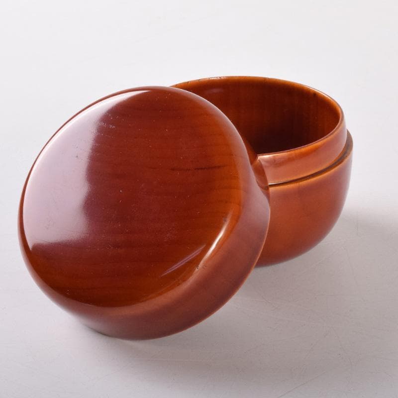 茶道具　飛騨春慶塗　岩本漆器店　大平棗　共箱　V　7307