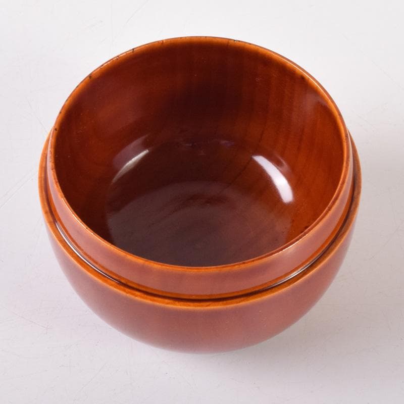 茶道具　飛騨春慶塗　岩本漆器店　大平棗　共箱　V　7307