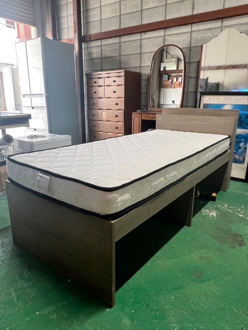 「A171」美品！引き出し付き ベッド ニトリ W800×D1800×140