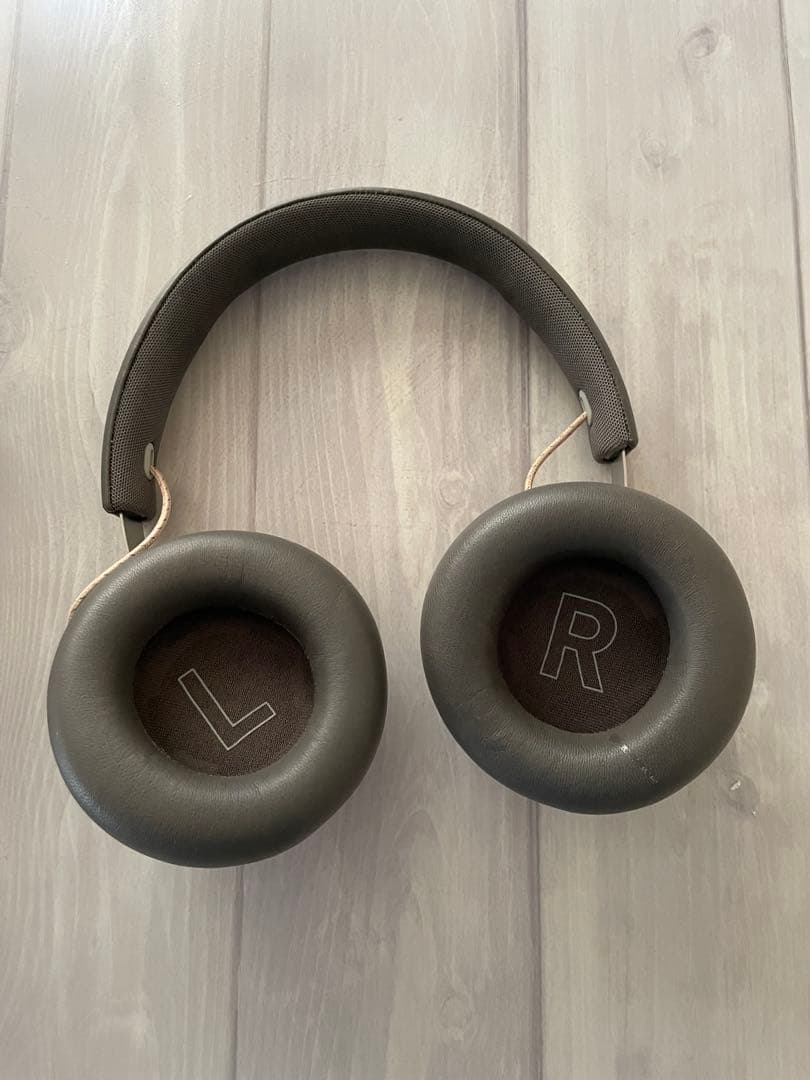 B&O ワイヤレスヘッドホン グレー・ゴールド