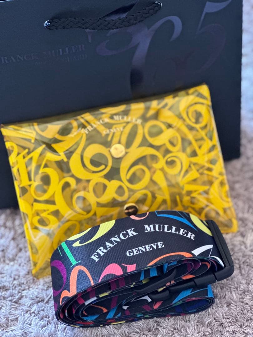 ⭐️羽田空港限定⭐️新品未使用フランクミュラースーツケースベルト黒