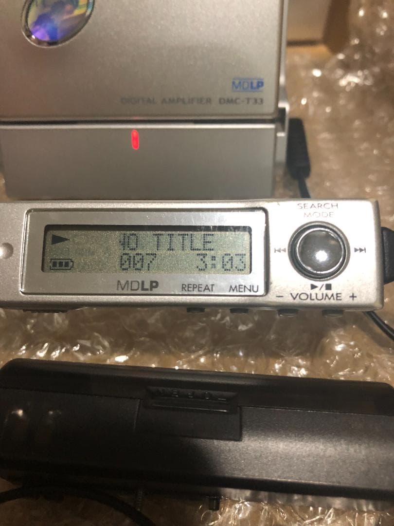 KENWOOD DMC-T33 ポータブルMDプレーヤー　MDLP対応