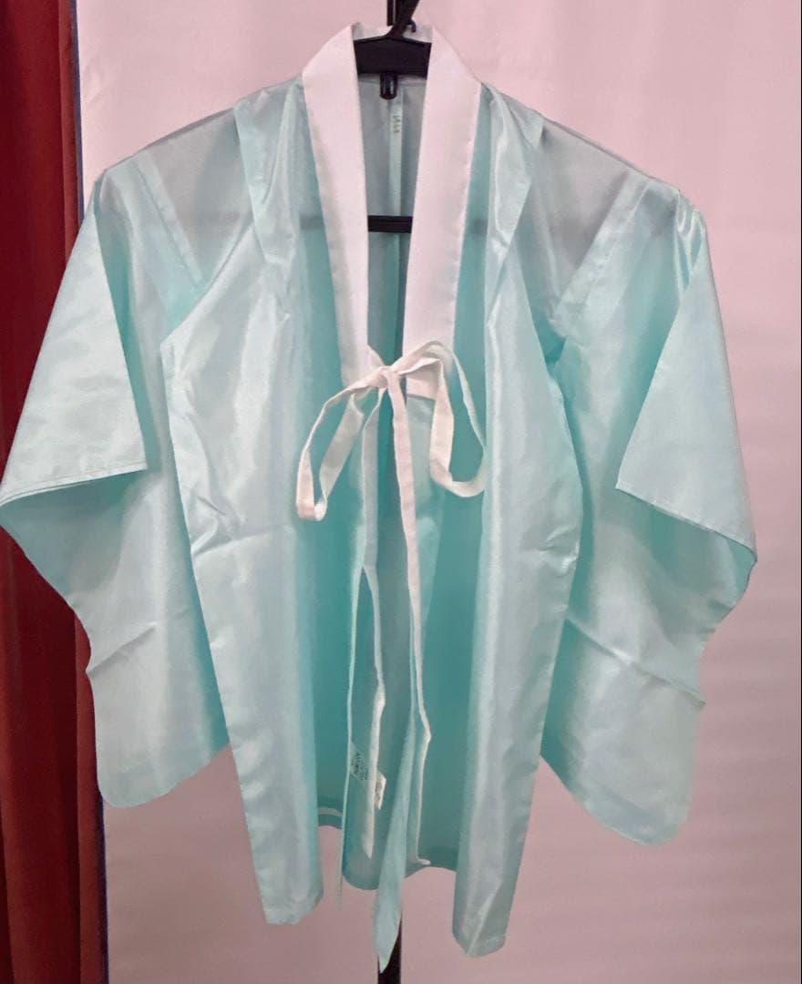 5～7歳男の子用 セット内容着物羽織、襦袢 3点セット、淡いオーシャンブルー