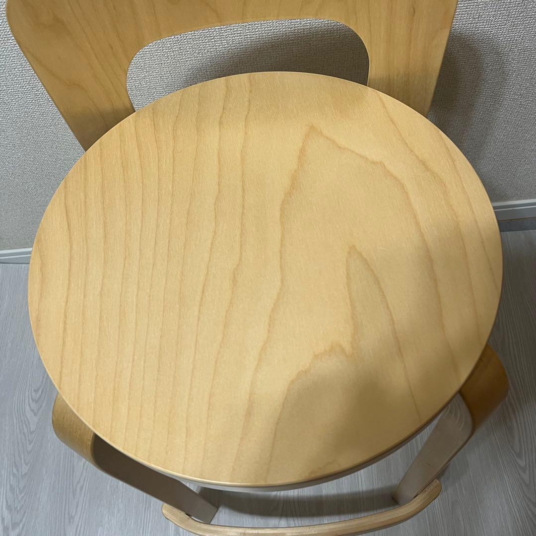 ① artek アルテック ハイチェア K65 ナチュラル　美品