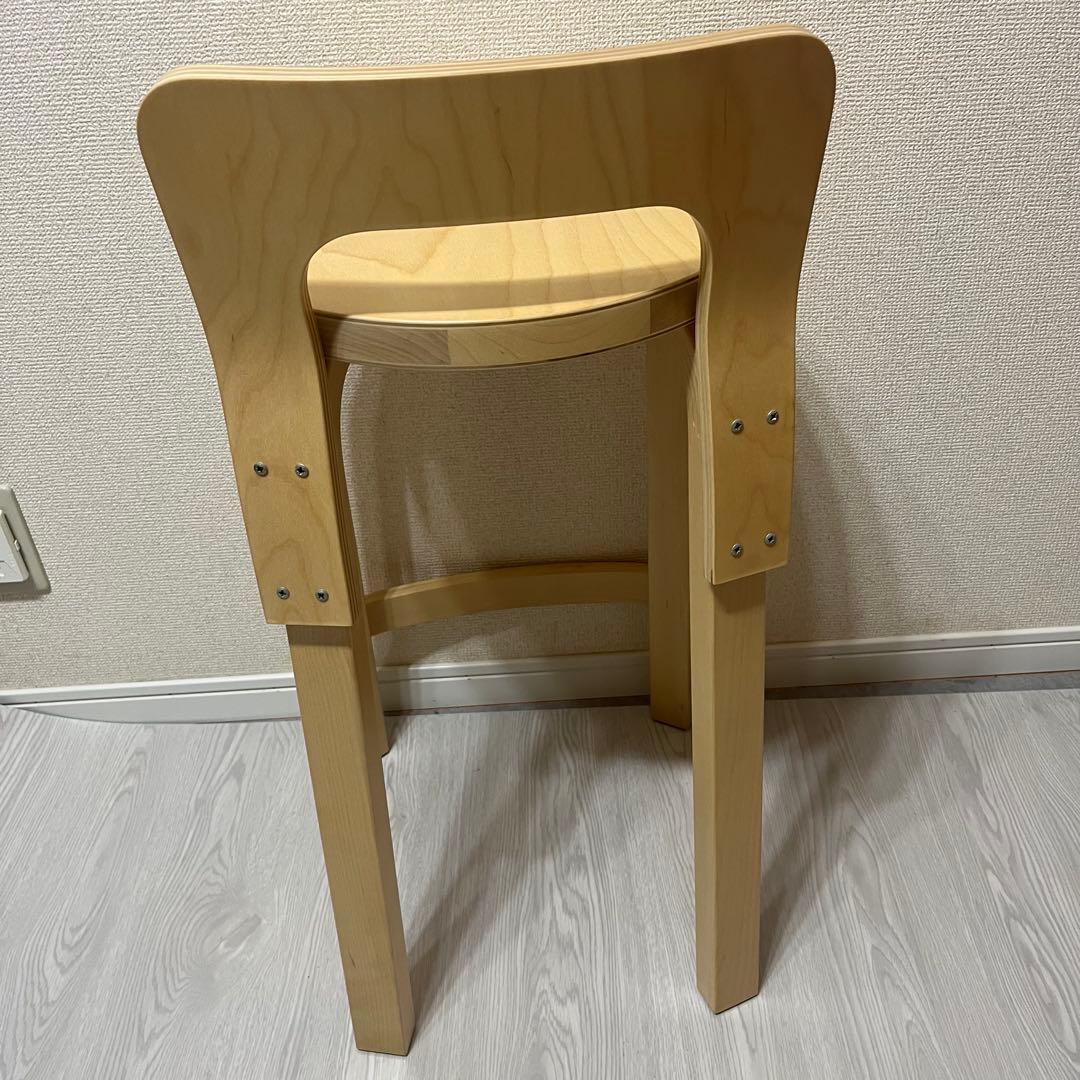 ① artek アルテック ハイチェア K65 ナチュラル　美品