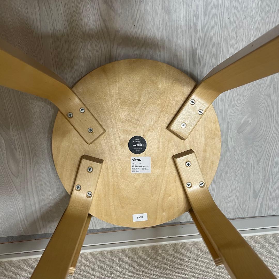 ① artek アルテック ハイチェア K65 ナチュラル　美品