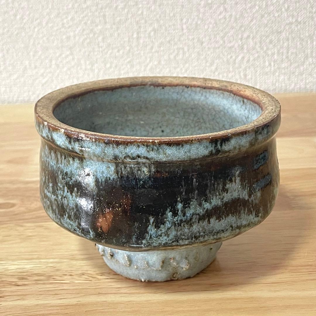 民藝 ふたもの 蓋物 合子 盒子 海鼠釉 検）濱田庄司 河井寛次郎 益子焼