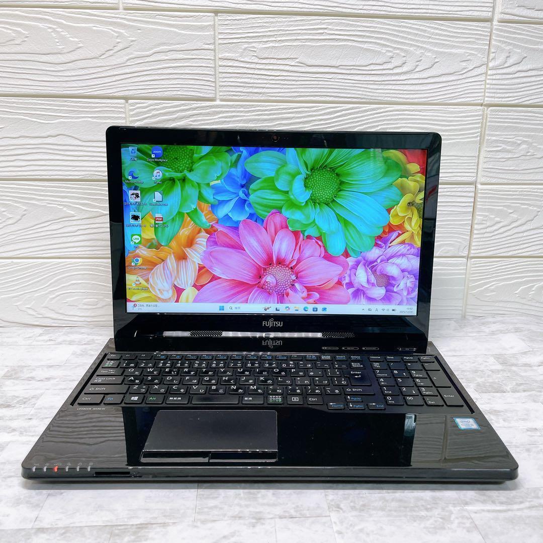 爆速✨大容量SSD500GB✨ Win11ノートパソコン カメラ オフィス