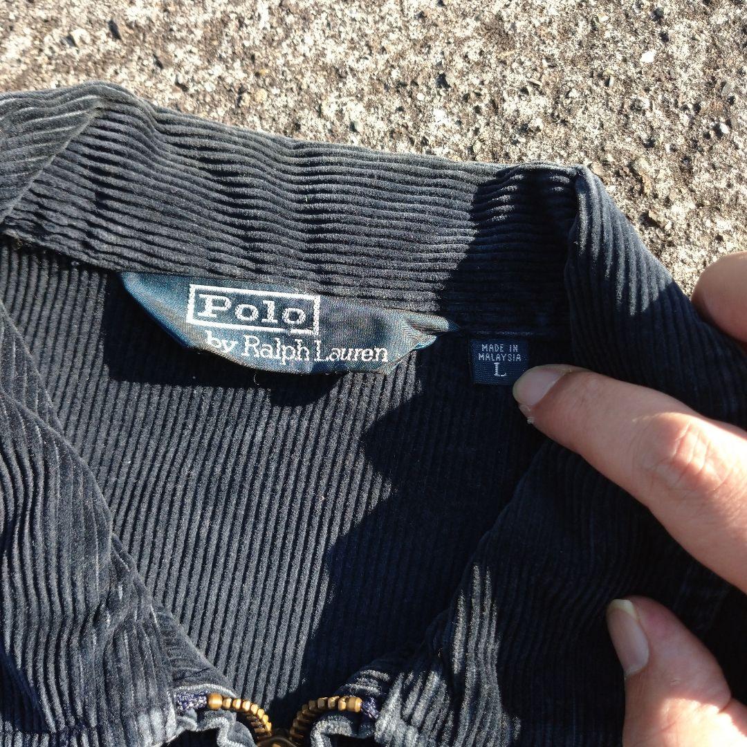 Polo Ralph Lauren コーデュロイスィングトップ ネイビー