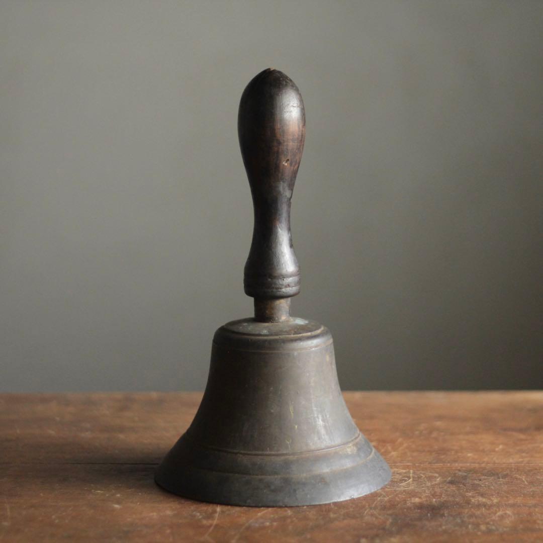 古銅 鐘 カネ ベル 古道具 アンティーク オブジェ 銅製鐘