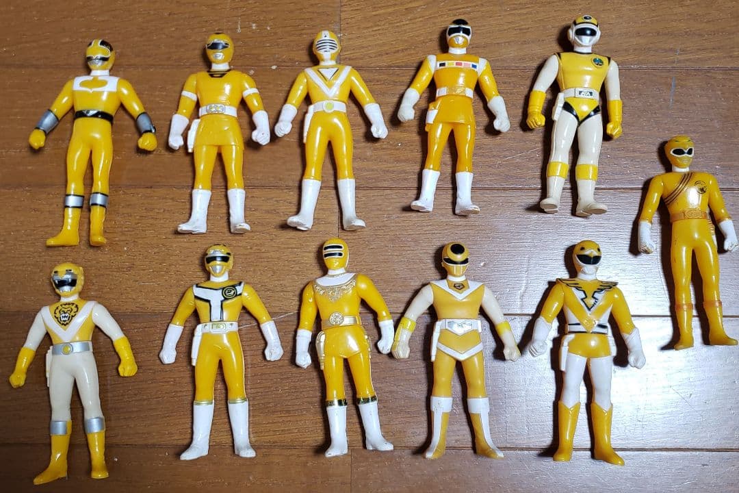 スーパー戦隊　ソフビフィギュアセット　85体セット　12～13cm