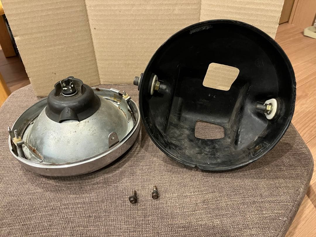 XJR400R ゼファー400χZEPHYR★ヘッドライトとライトケースセット