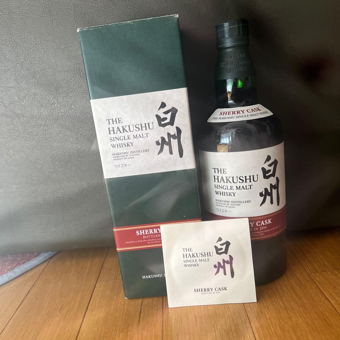 未開封　白州 シングルモルトウイスキー シェリーカスク 700ml 2014年