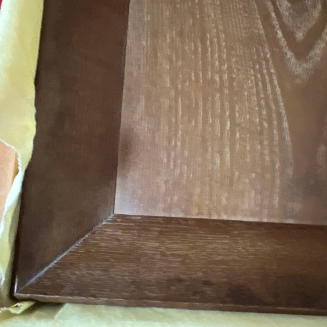 志野流松隠主 桑四方盆 香道具