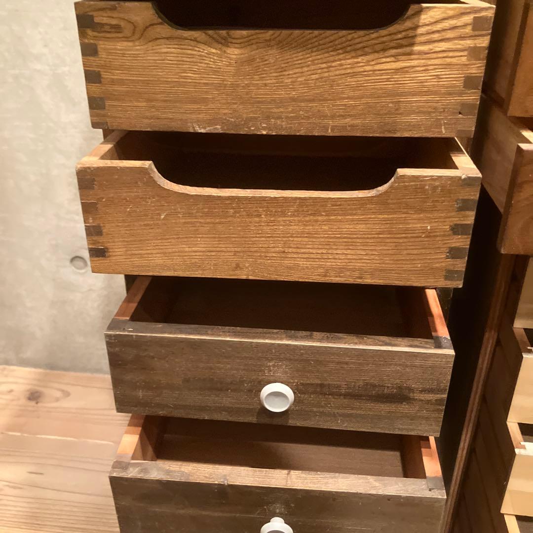 お得！！小棚 引き出し 6点セット 昭和レトロ アンティーク インテリア　店舗