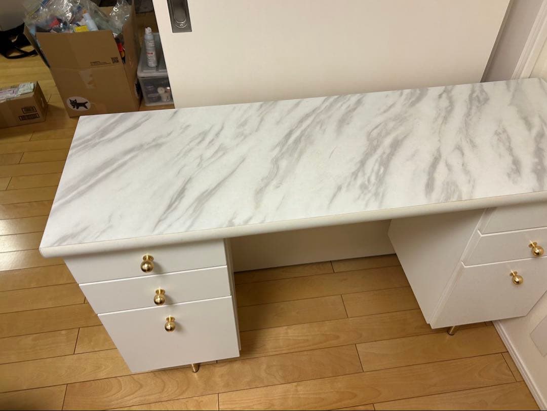 Francfranc エルドラド コスメデスク　鏡つき　ドレッサー