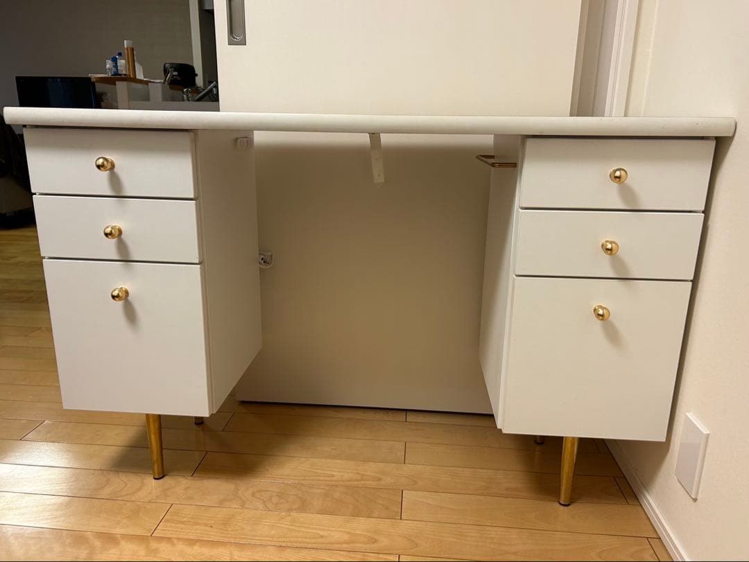 Francfranc エルドラド コスメデスク　鏡つき　ドレッサー