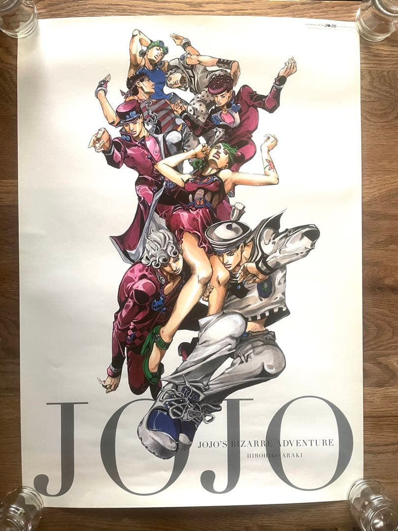 未使用★美品【B2ポスター】ジョジョの奇妙な冒険　JOJO展in杜王町（仙台）