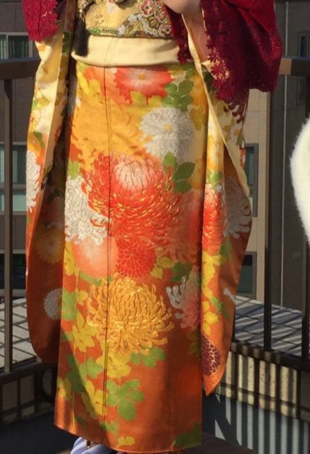 振袖　袴にも