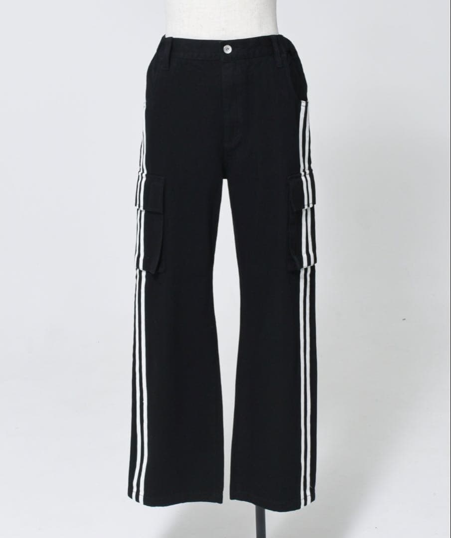 新品未使用 REFLEM【レフレム】ダブルラインカーゴデニムパンツ
