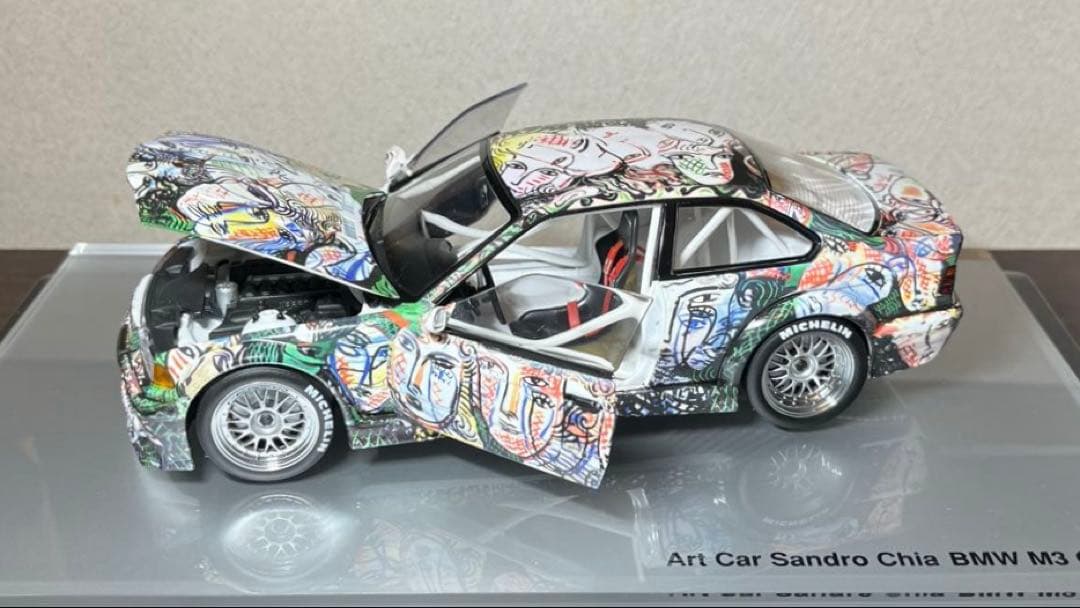 超レアモデル❗️ミニカー 1/18 ミニチャンプス BMW M3 アートカー