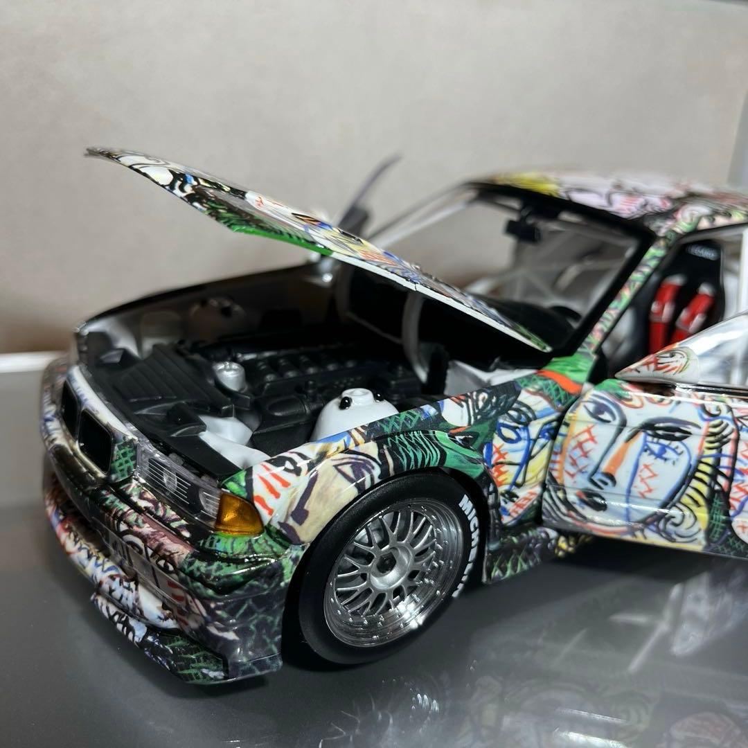 超レアモデル❗️ミニカー 1/18 ミニチャンプス BMW M3 アートカー
