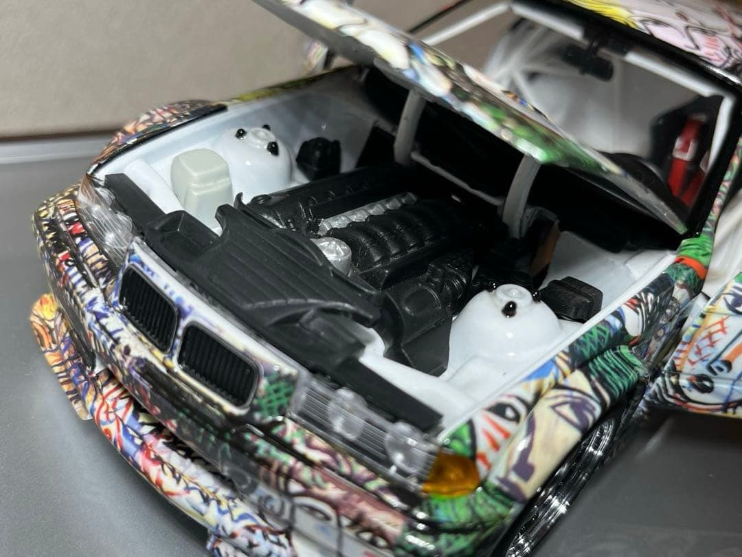 超レアモデル❗️ミニカー 1/18 ミニチャンプス BMW M3 アートカー