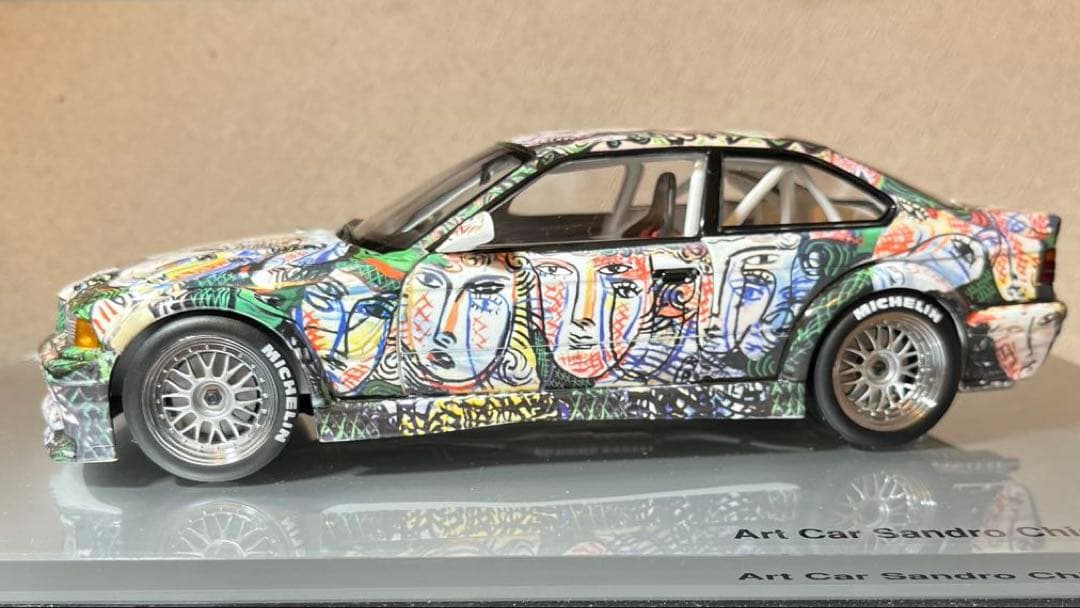 超レアモデル❗️ミニカー 1/18 ミニチャンプス BMW M3 アートカー