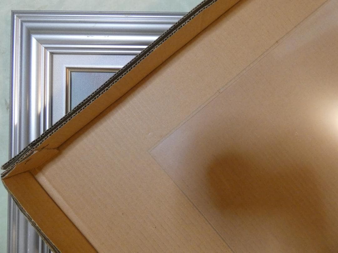 油絵　藤井勉　 F6 【　風　】手描き　　額付き