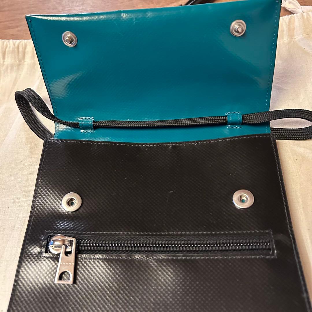 MARNI TRIBECA マルニ トライベッカ ショルダーバッグ 黒緑