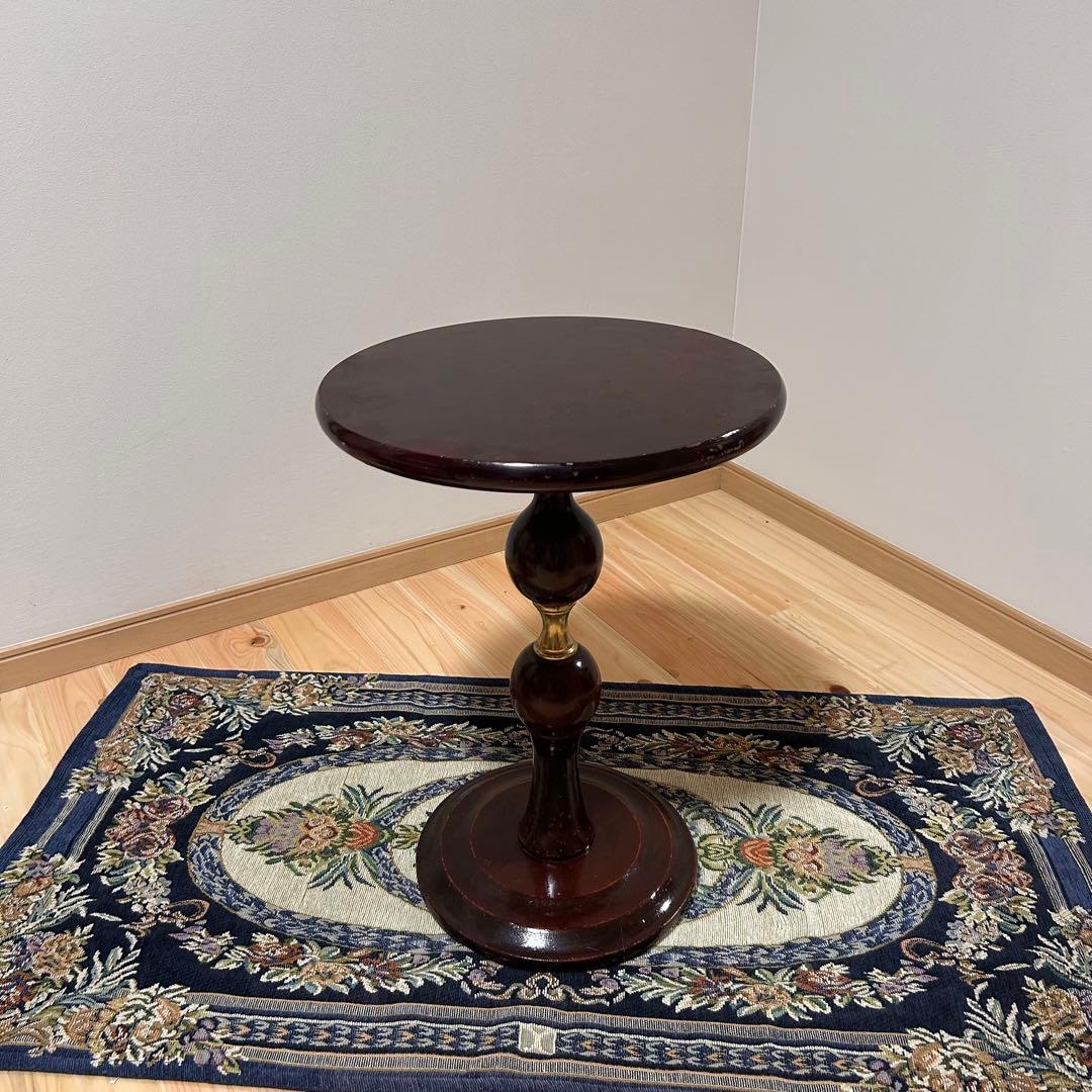 【送料込み】ヴィンテージ　サイドテーブル コーヒーテーブル　天然木