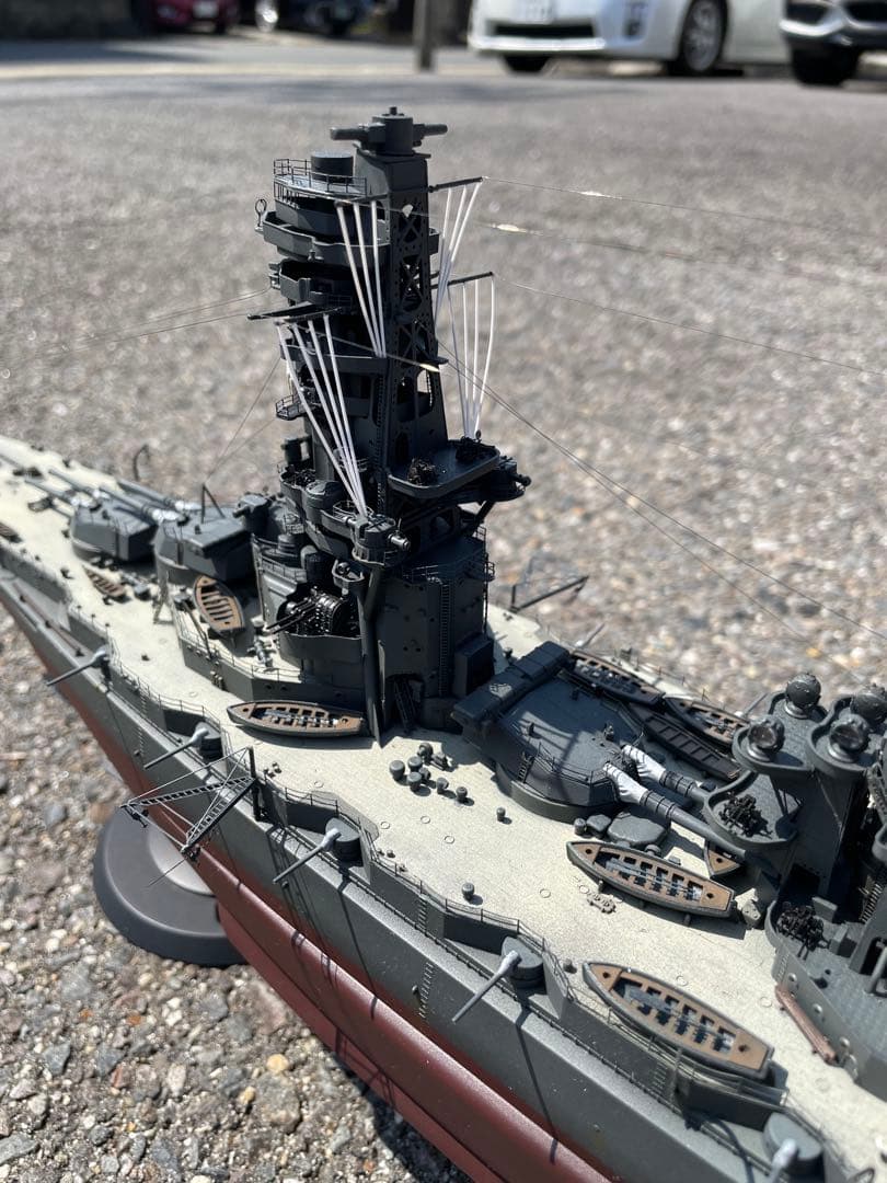 【完成塗装品】1/350フジミ戦艦 山城