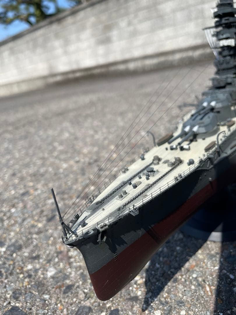 【完成塗装品】1/350フジミ戦艦 山城