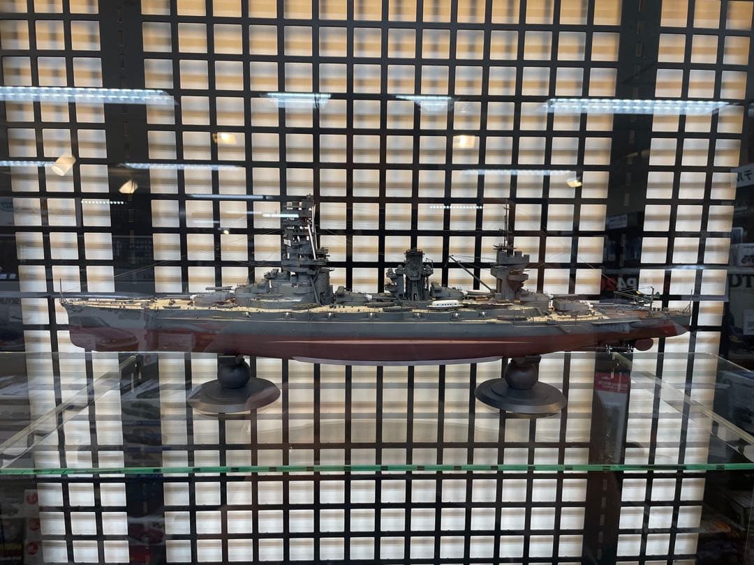 【完成塗装品】1/350フジミ戦艦 山城