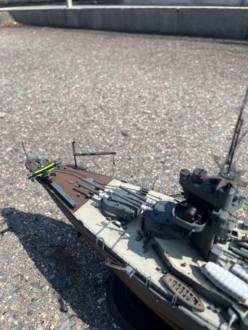 【完成塗装品】1/350フジミ戦艦 山城