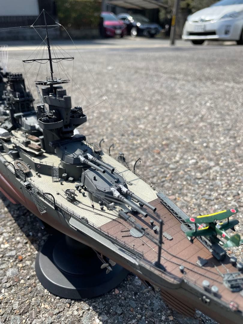 【完成塗装品】1/350フジミ戦艦 山城