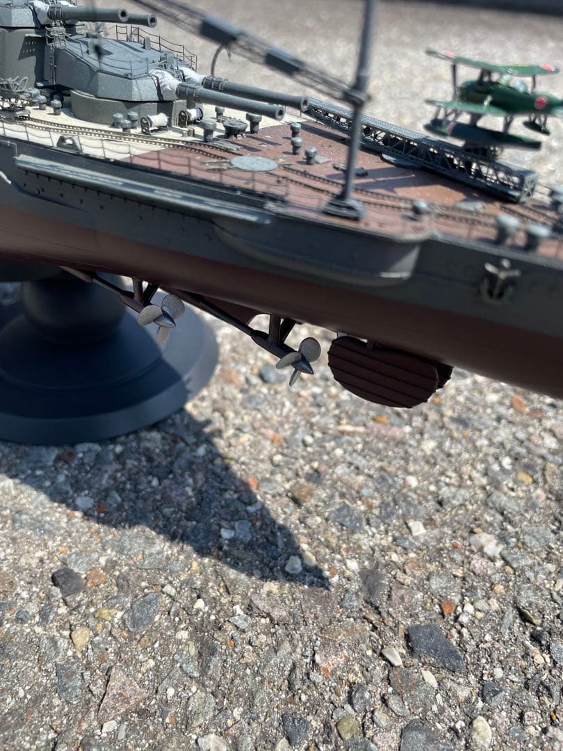 【完成塗装品】1/350フジミ戦艦 山城