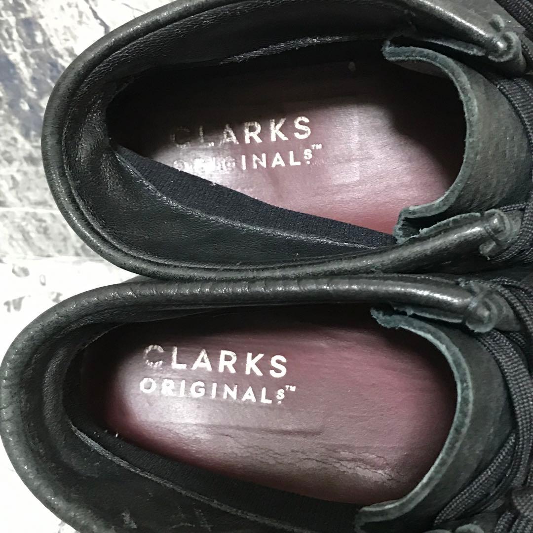 CLARKS Wallabee GTX GORE-TEX レザー ブラック 26