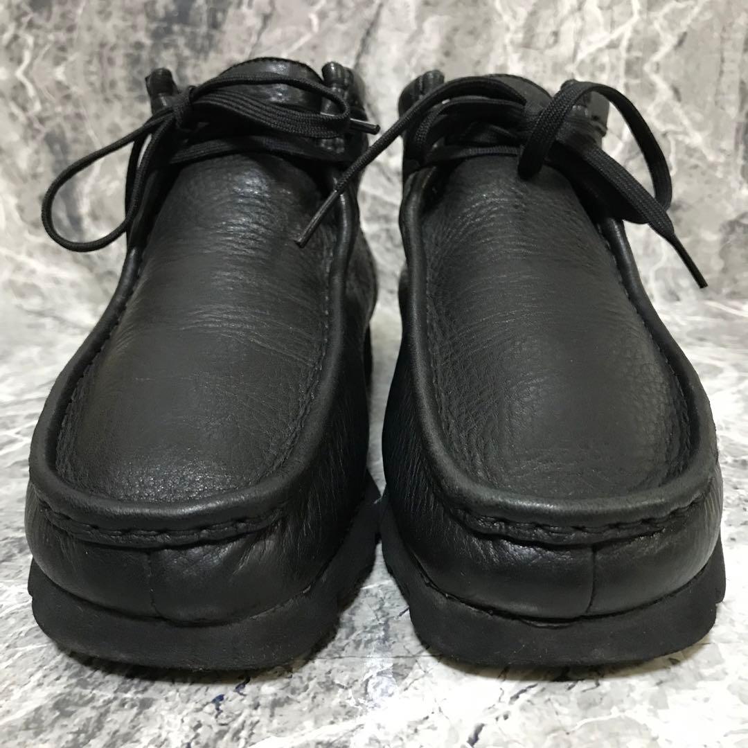 CLARKS Wallabee GTX GORE-TEX レザー ブラック 26
