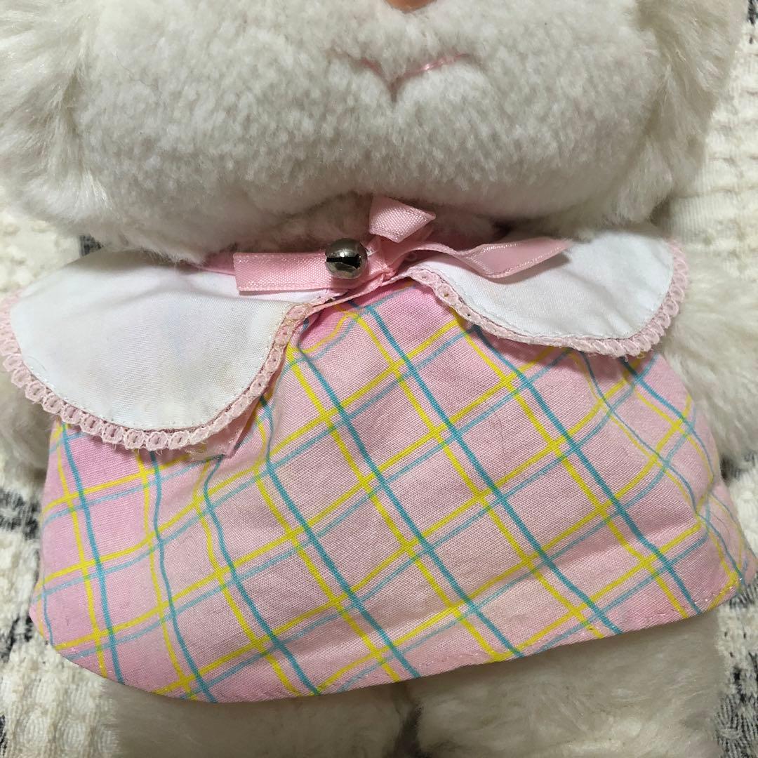 当時の物　昭和レトロ　ヴィンテージ 吉徳　クリーミー　猫　ぬいぐるみ　中古　②