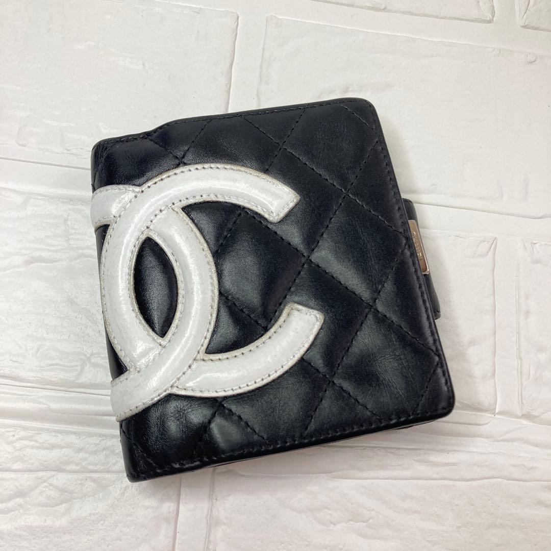 CHANEL ココマーク マトラッセ カンボン 財布　d2015798