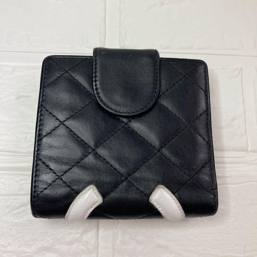 CHANEL ココマーク マトラッセ カンボン 財布　d2015798