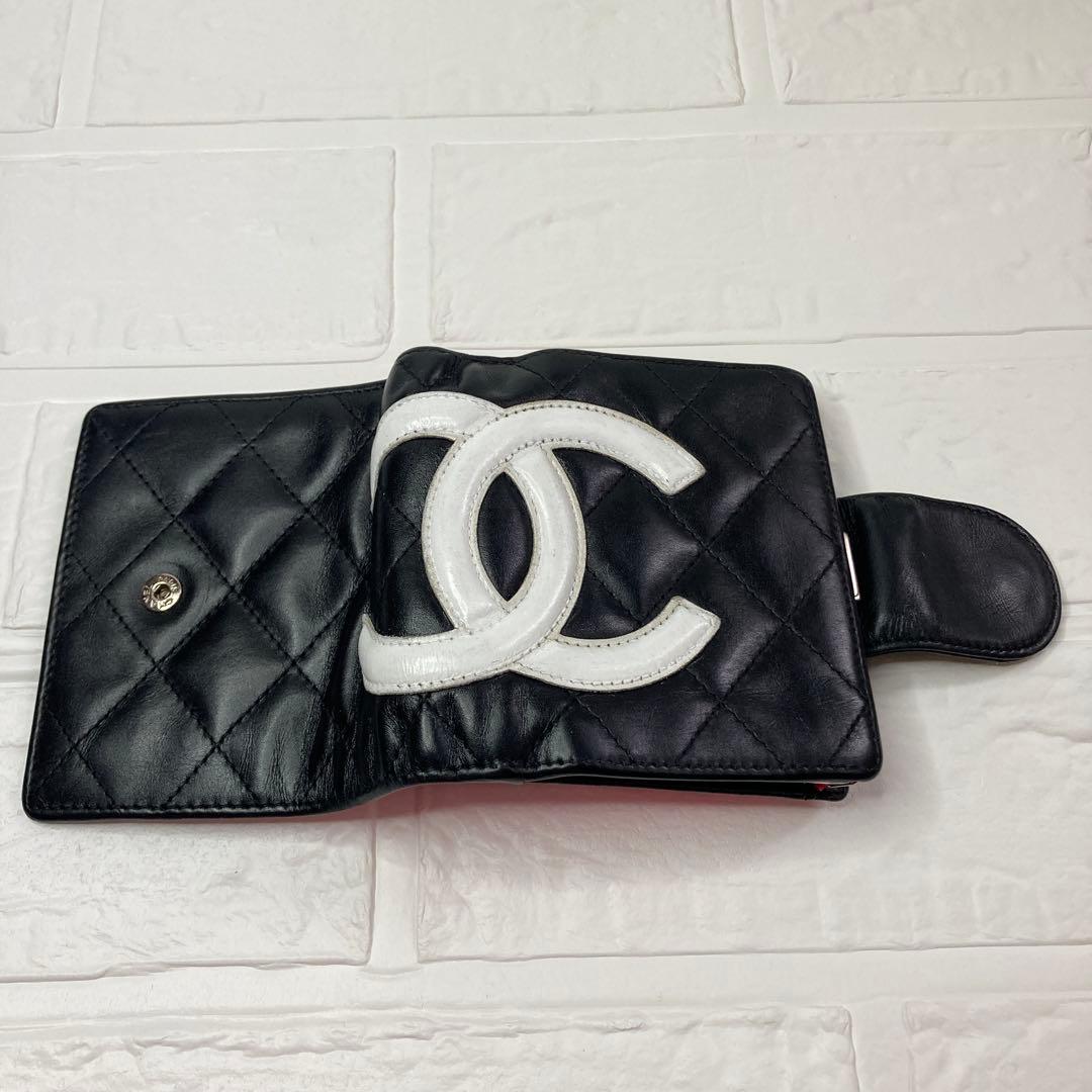 CHANEL ココマーク マトラッセ カンボン 財布　d2015798