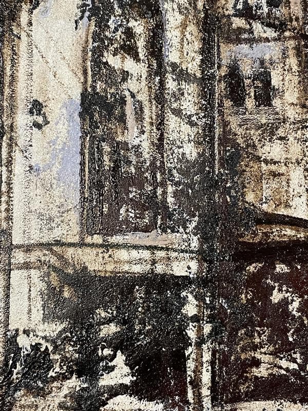 「真作」作者不明　風景画　油彩画　額装　サイン有り　P10号