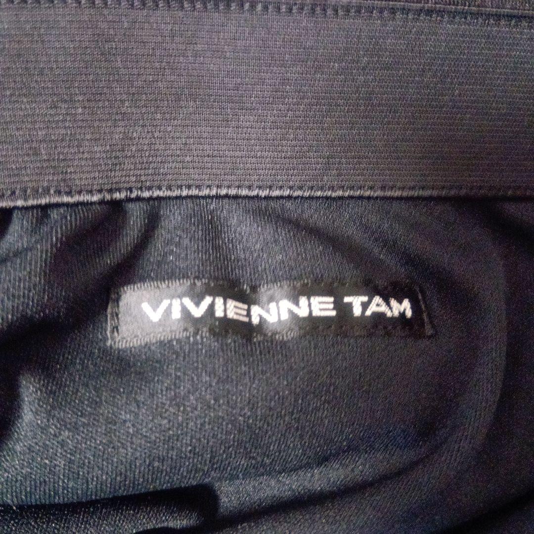 ヴィヴィアンタム花柄タイトスカート サイズ40ノースリーブネットトップス40